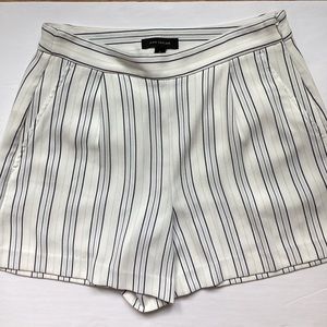 Ann Taylor Navy/Blue/White Striped Shorts Size 2